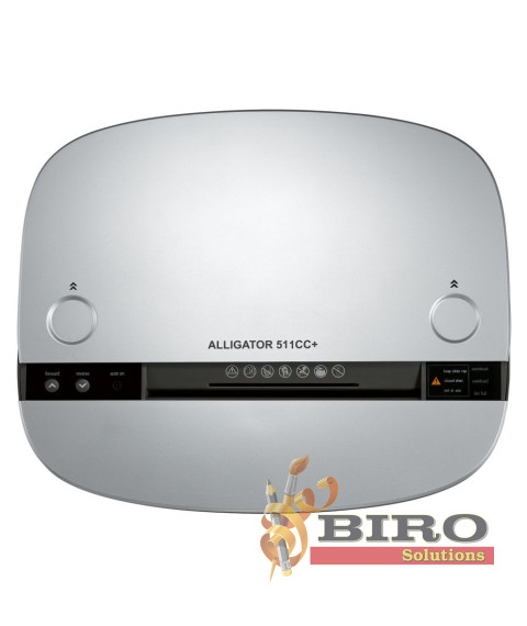 Distrugător documente Aligator 511CC+, 11 foi, 4x10mm